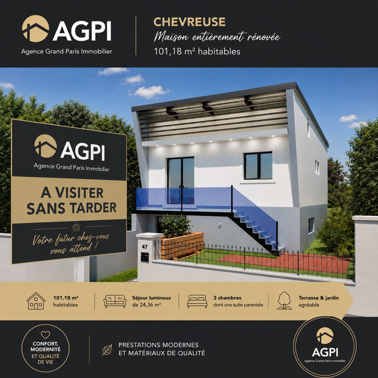 Agence immobilière de AGPI - Agence Grand Paris Immobilier